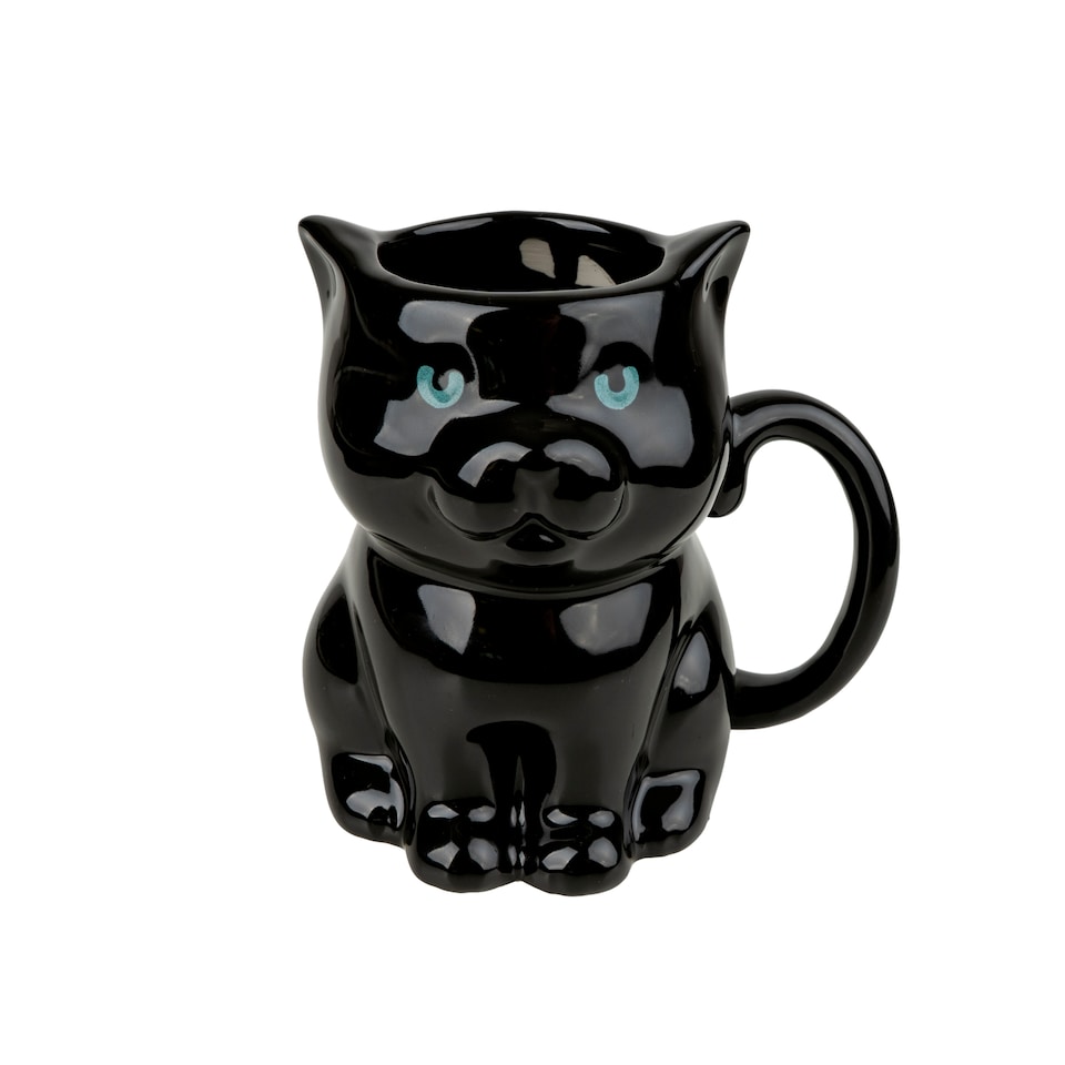 Candlelight Halloween 3D Cat Mug