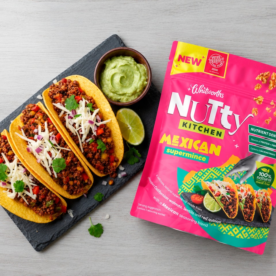 image 1 of Whitworths Nutty Kitchen Mexican Super Mince 200g