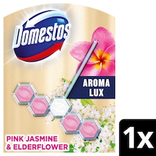 Domestos Aroma Lux Rim Block Jasmine & Elderflower 55G
