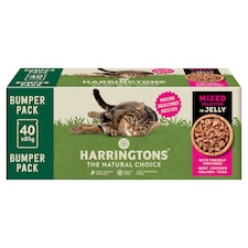 Harringtons Cat Food Mixed Selection in Jelly 40 x 85g