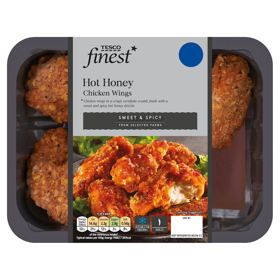 Tesco Finest Hot Honey Wings 430g 