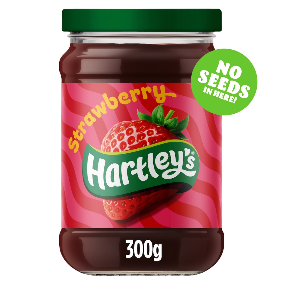 image 1 of Hartley's Best Seedless Strawberry Jam 300g