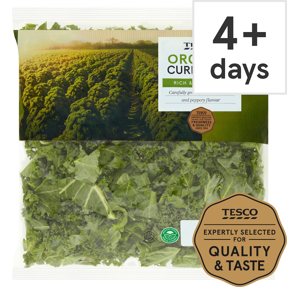 image 1 of Tesco Organic Curly Kale 200G
