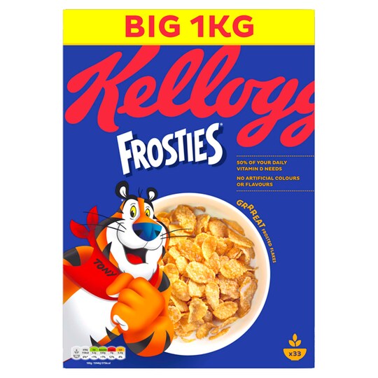 Kellogg's Cereal Frosties 1Kg Tesco Groceries
