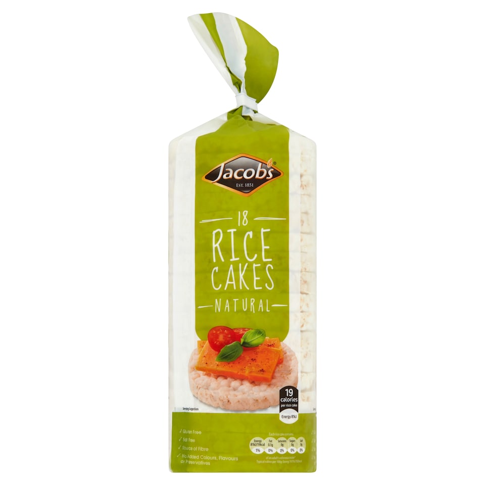 Jacobs Rice Cakes Natural 90G