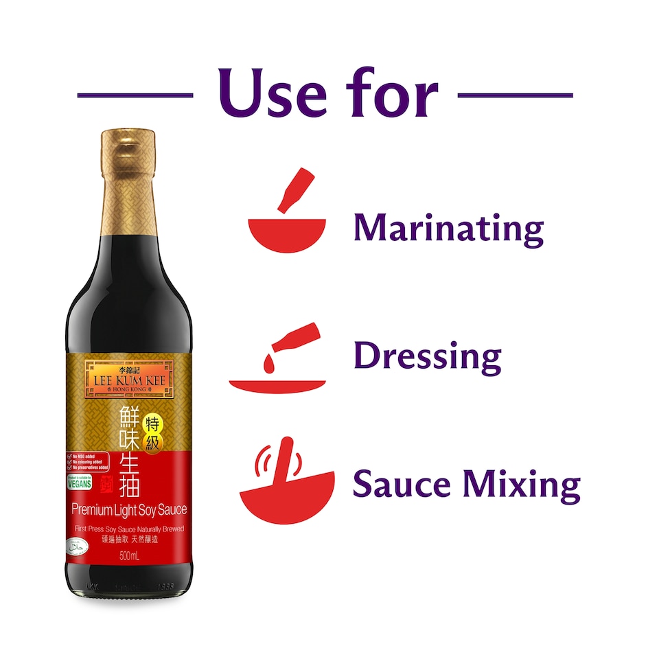image 1 of Lee Kum Kee Premium Light Soy Sauce 500Ml