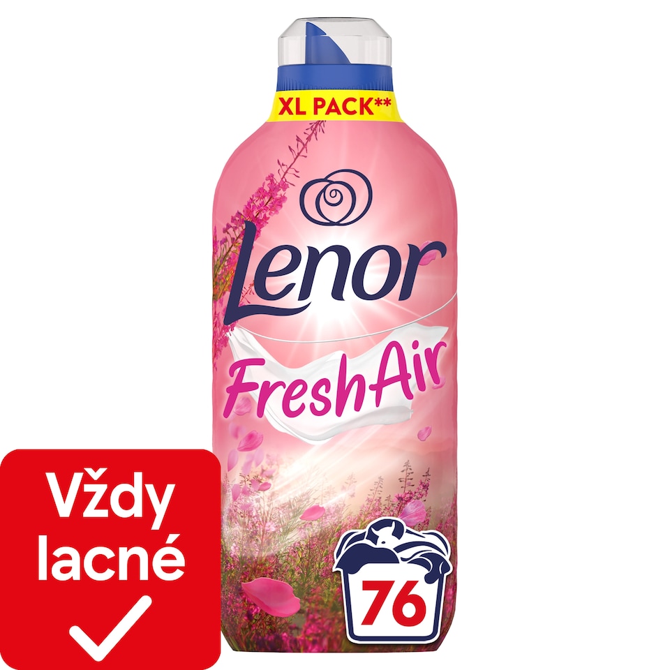 image 1 of Lenor Fresh Air Fabric Conditioner 76 Washes, Pink Blossom