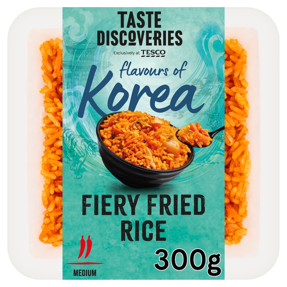 image 1 of Tesco TASTE DiSCOVERiES Flavours of Korean Fiery Fried Rice 300g