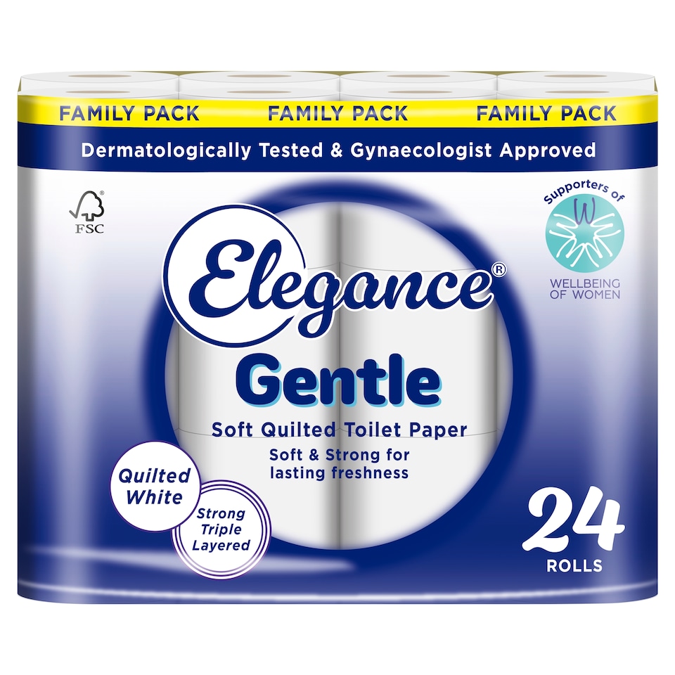 Elegance Feathersoft Toilet Tissue 24 Pack