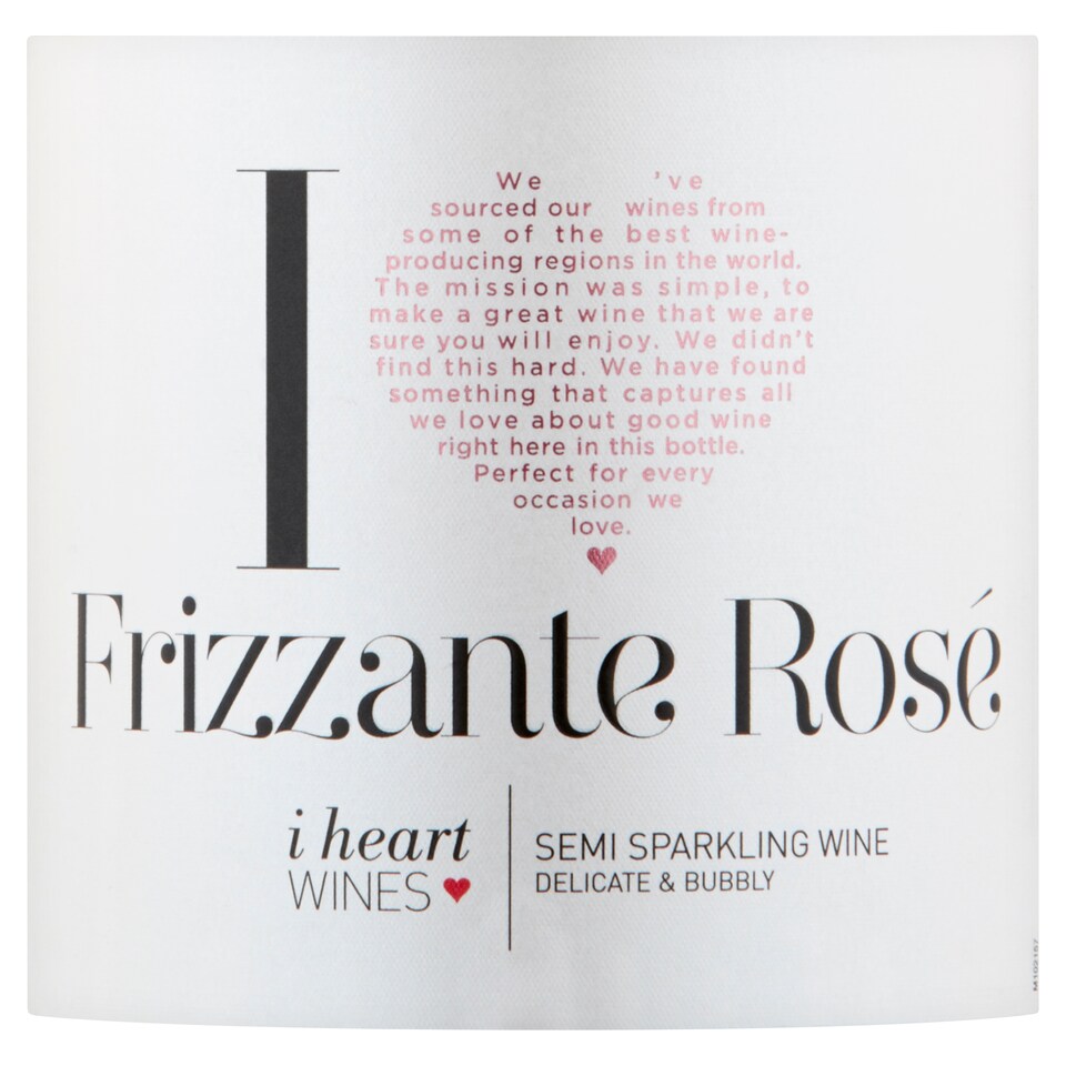 image 1 of I Heart Frizzante Rose 75Cl