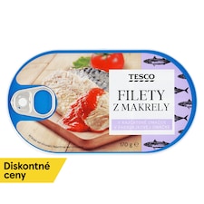 Tesco Filety z makrely v paradajkovej omáčke 170 g