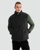 image 2 of F&F Borg Textured Zip Through Gilet in Grey