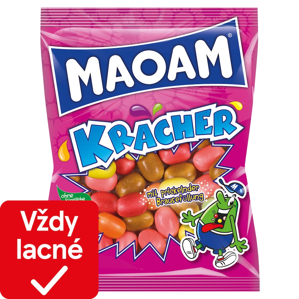 Maoam Kracher karamelky čiastočne s príchuťou coly 200 g