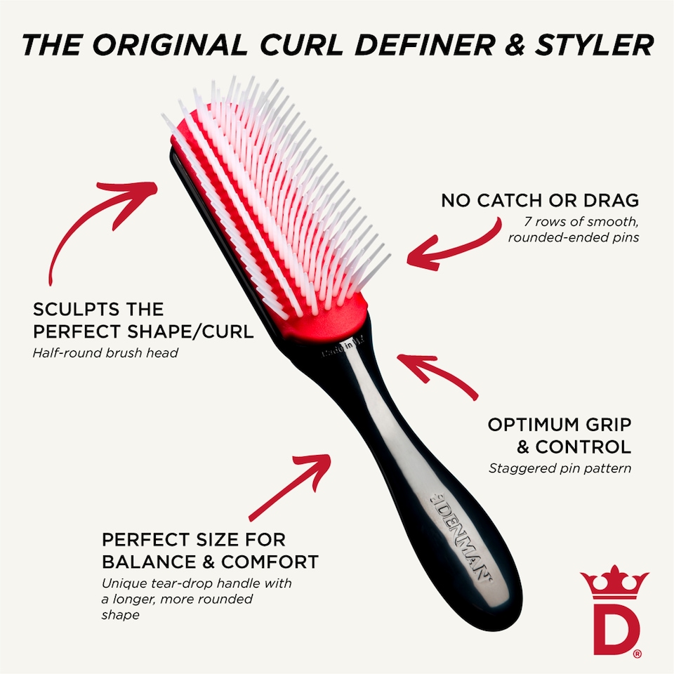 image 1 of Denman Classic Styling Brush 02-8394