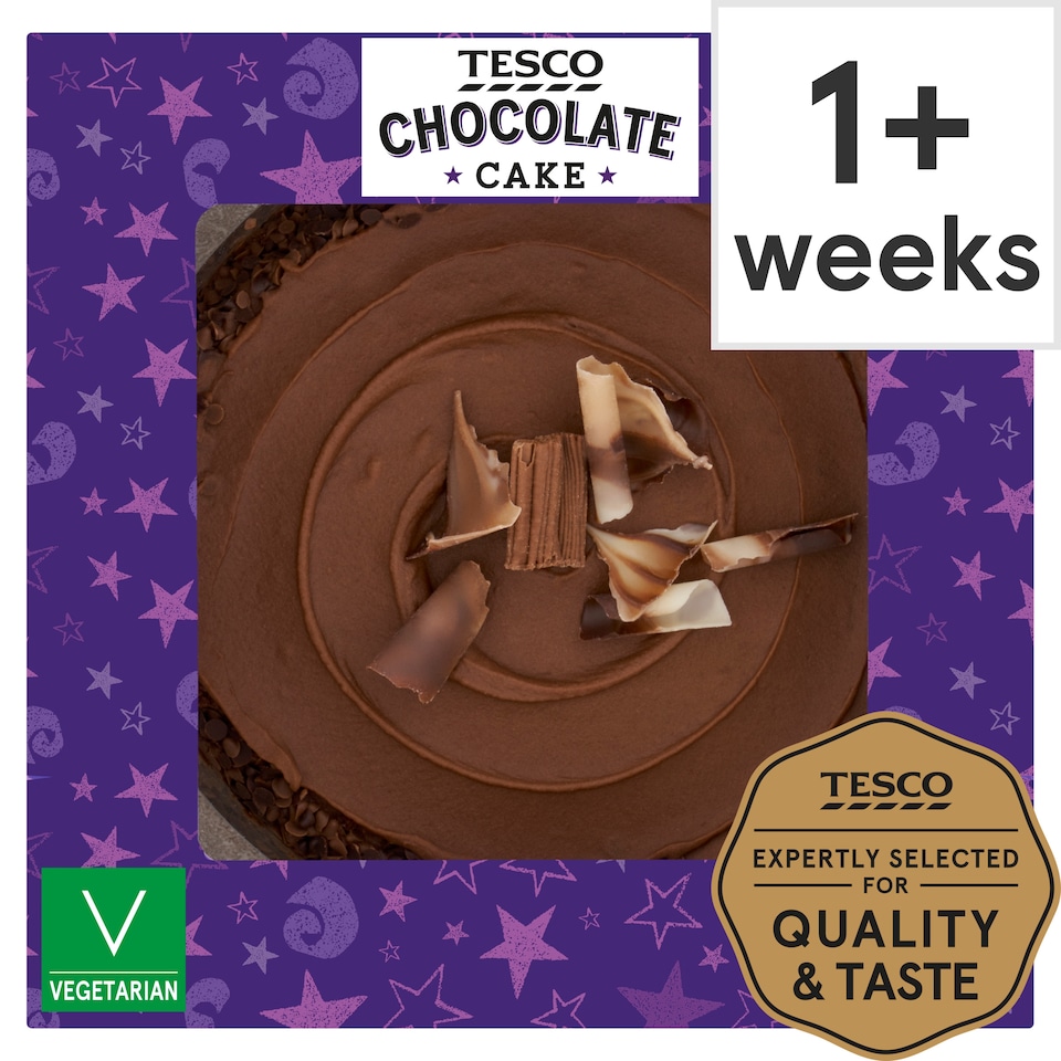 Tesco Small Chocolate Party Cake