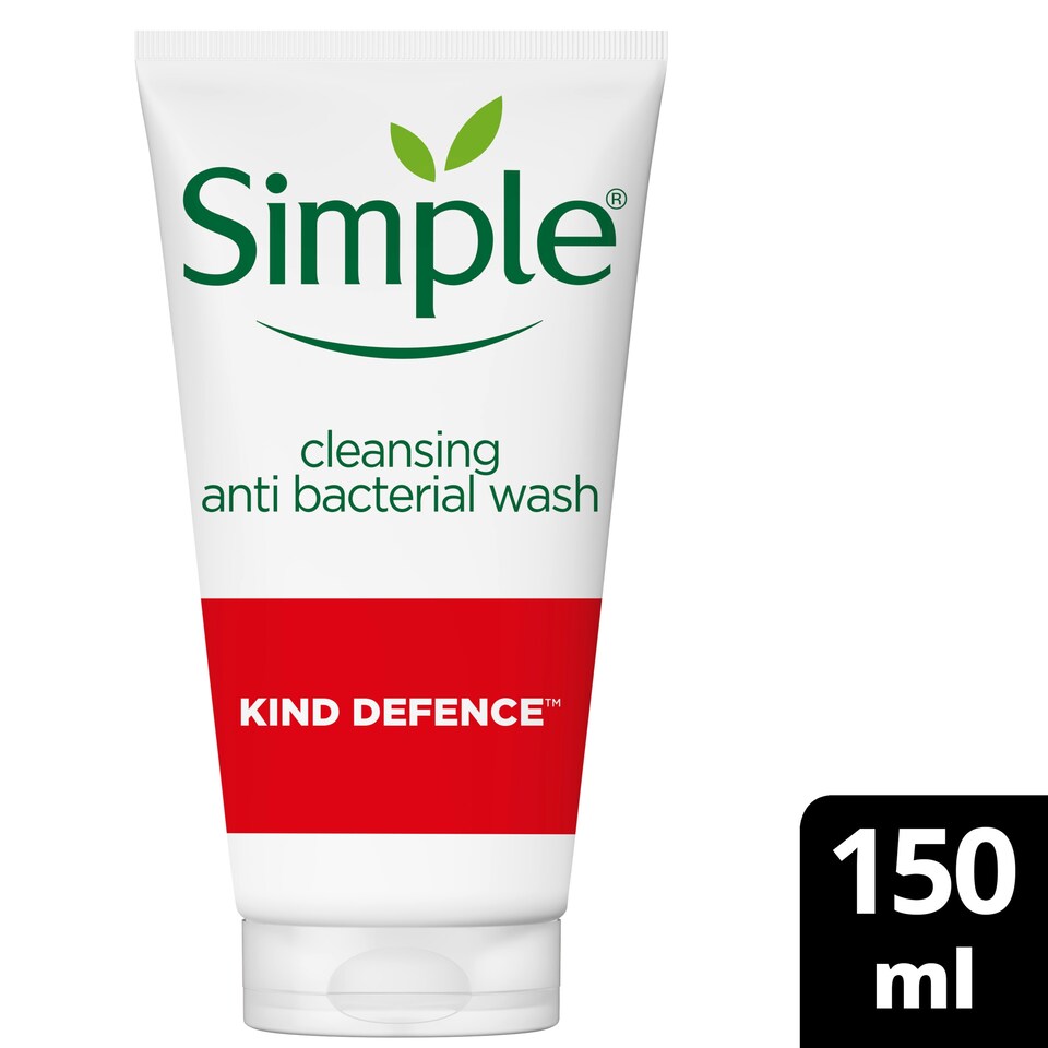 image 1 of Simple Kind Defence Antibacterial Face Wash 150Ml