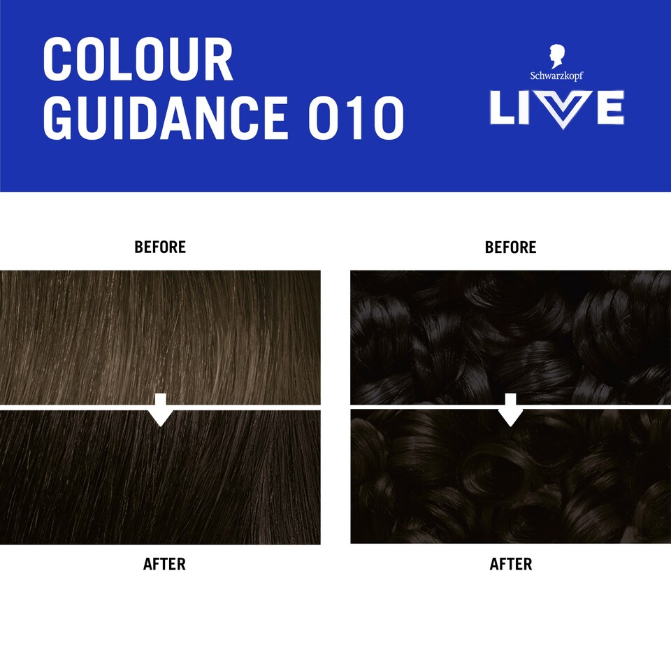 image 1 of Schwarzkopf LIVE Colour Moment 010 Charcoal Brunette Semi-Permanent Hair Dye