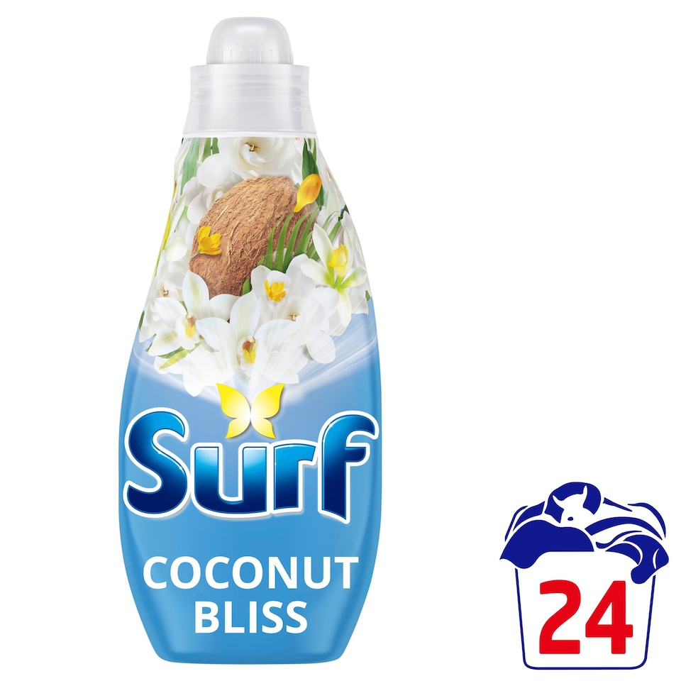 image 1 of Surf Coconut Bliss Liquid Laundry Detergent 24 Washes 648ml