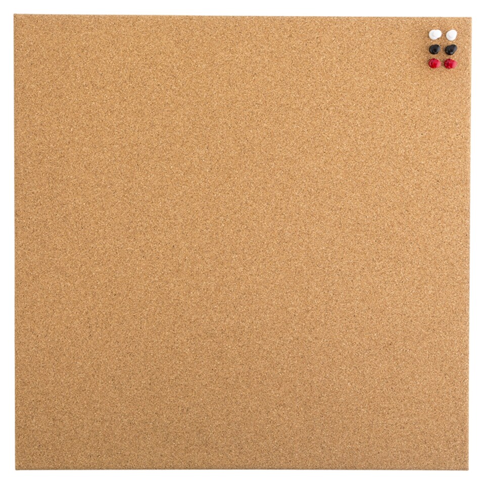Tesco Frameless Corkboard 40X40cm