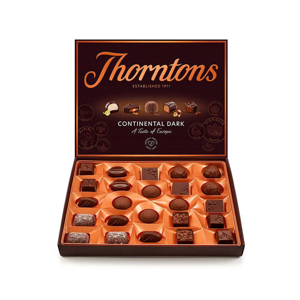 image 1 of Thorntons Continental Dark Selection Boxed Chocolate 264G