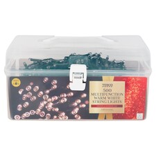 Tesco 500 Mfunction Warm White Lights