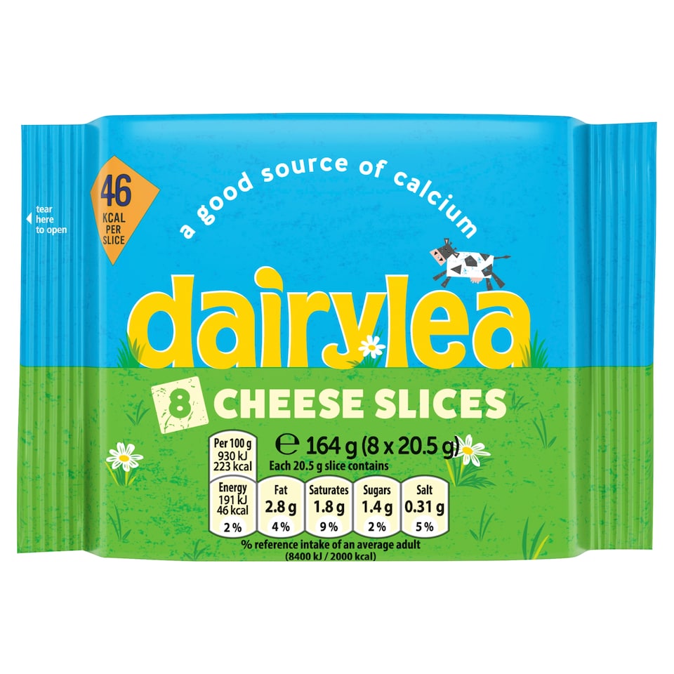 Dairylea Cheese Slices 8 pack 8x20.5G