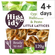 Higgidy Cypriot Halloumi & Pesto Little Lattices 120g