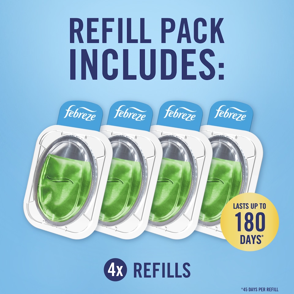 image 1 of Febreze Bin Freshener Refill Pack Outdoor Fresh 19.52ml