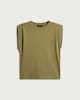 image 4 of F&F Pure Cotton Sleeveless Top in Olive