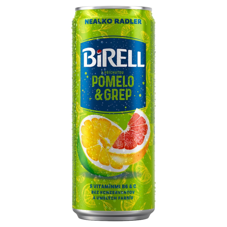Birell S príchuťou pomelo & grep 0,33 l