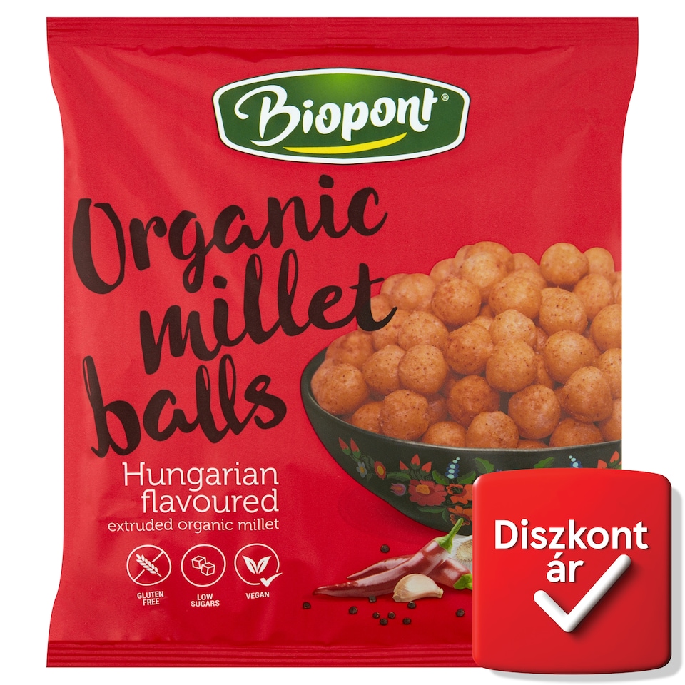image 1 of Biopont Hungarian Style Gluten-Free Organic Millet Balls 75 g