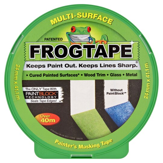 Frogtape Masking Tape 24Mm X 41.1M Tesco Groceries
