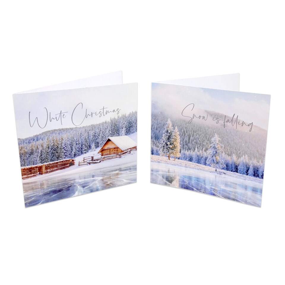 image 1 of Tesco Winter Forest 10 Pack Cards