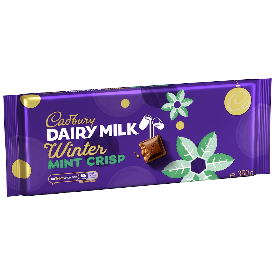 image 1 of CADBURY DAIRY MILK WINTER MINT CRISP 350G 