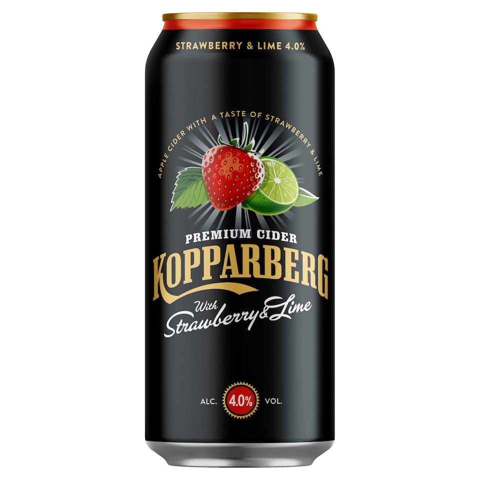 Kopparberg Strawberry &Lime Can 500Ml