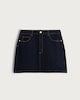 image 4 of The F&F Edit Denim Mini Skirt in Navy