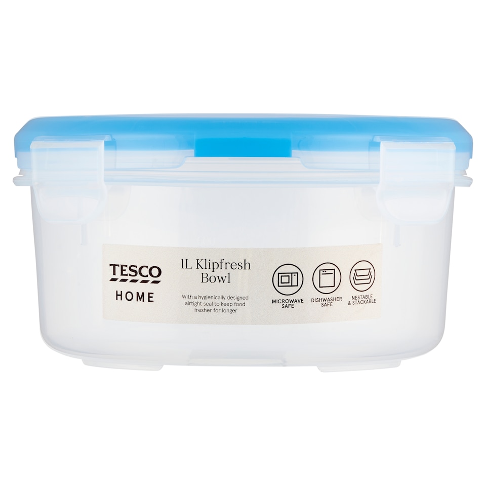 Tesco Home Klipfresh Bowl 1 L