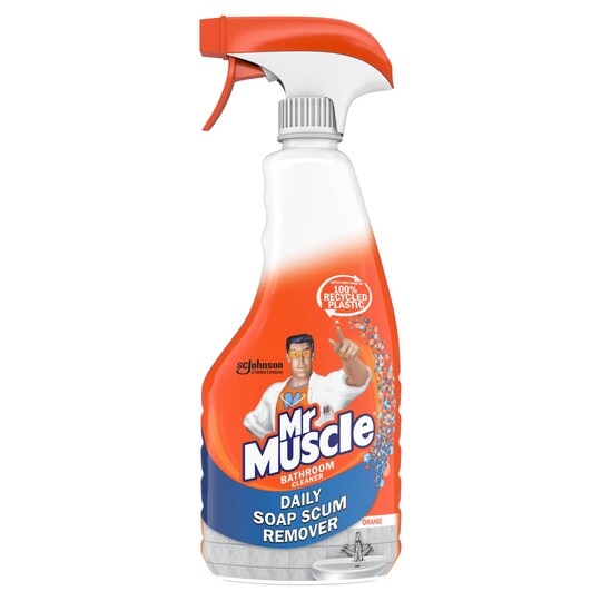 Mr Muscle Bathroom Cleaner Spray 500Ml Tesco Groceries