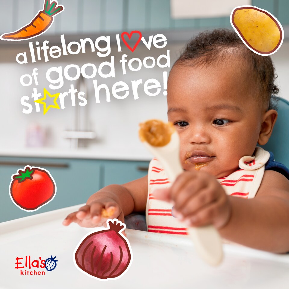 image 1 of Ella's Bananas Blueberries Baby Rice Stage1 120G