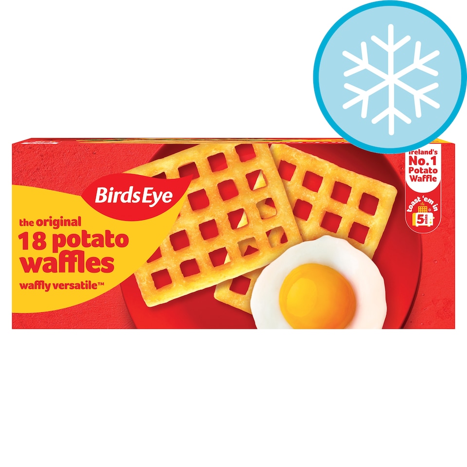 Birds Eye 18 Potato Waffles 1.02Kg