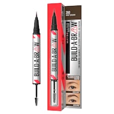Maybelline Build-A-Brow 2-in-1 Brow Pen, Deep Brown