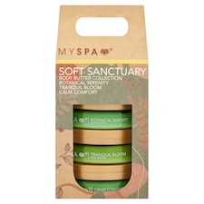 My Spa Soft Sanctuary  Botanical Serenity Tranquil Bloom Calm comfort body butter collection 3x50ml