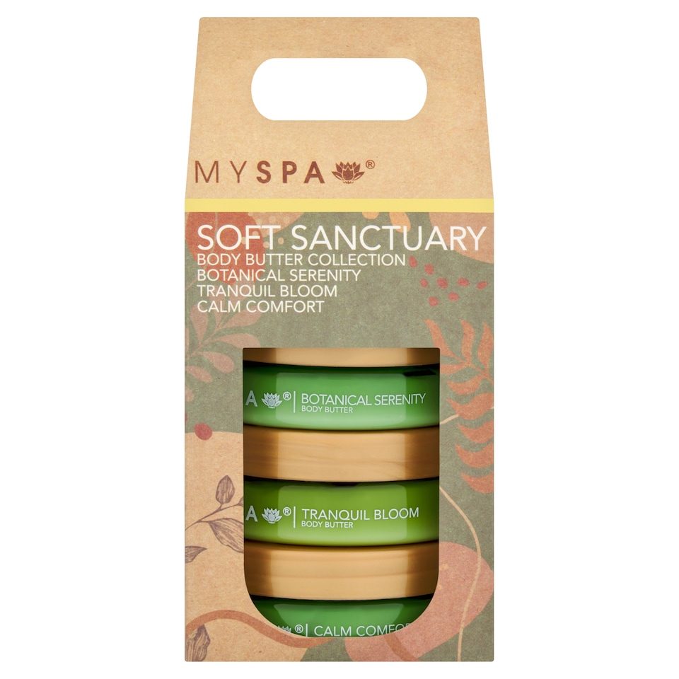 My Spa Soft Sanctuary  Botanical Serenity Tranquil Bloom Calm comfort body butter collection 3x50ml