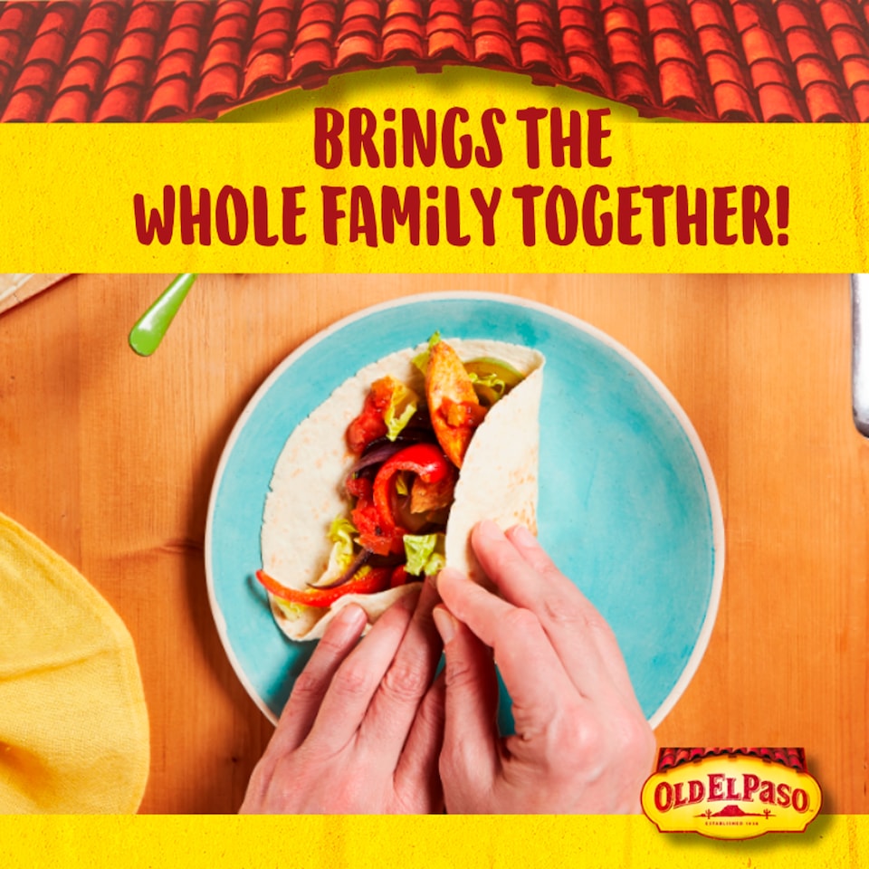 image 1 of Old El Paso Regular Super Soft Flour Tortillas Wraps 8Pk 326G