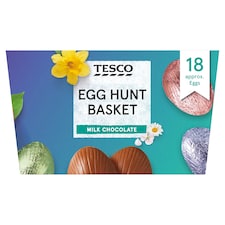 Tesco Egg Hunt Basket 340G