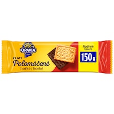 Opavia Zlaté Half-Dipped Dark Biscuits 150 g