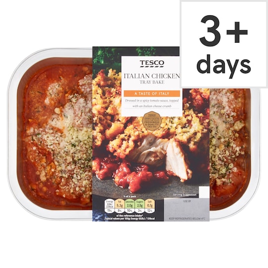 Tesco Italian Chicken Tray Bake 388G Tesco Groceries