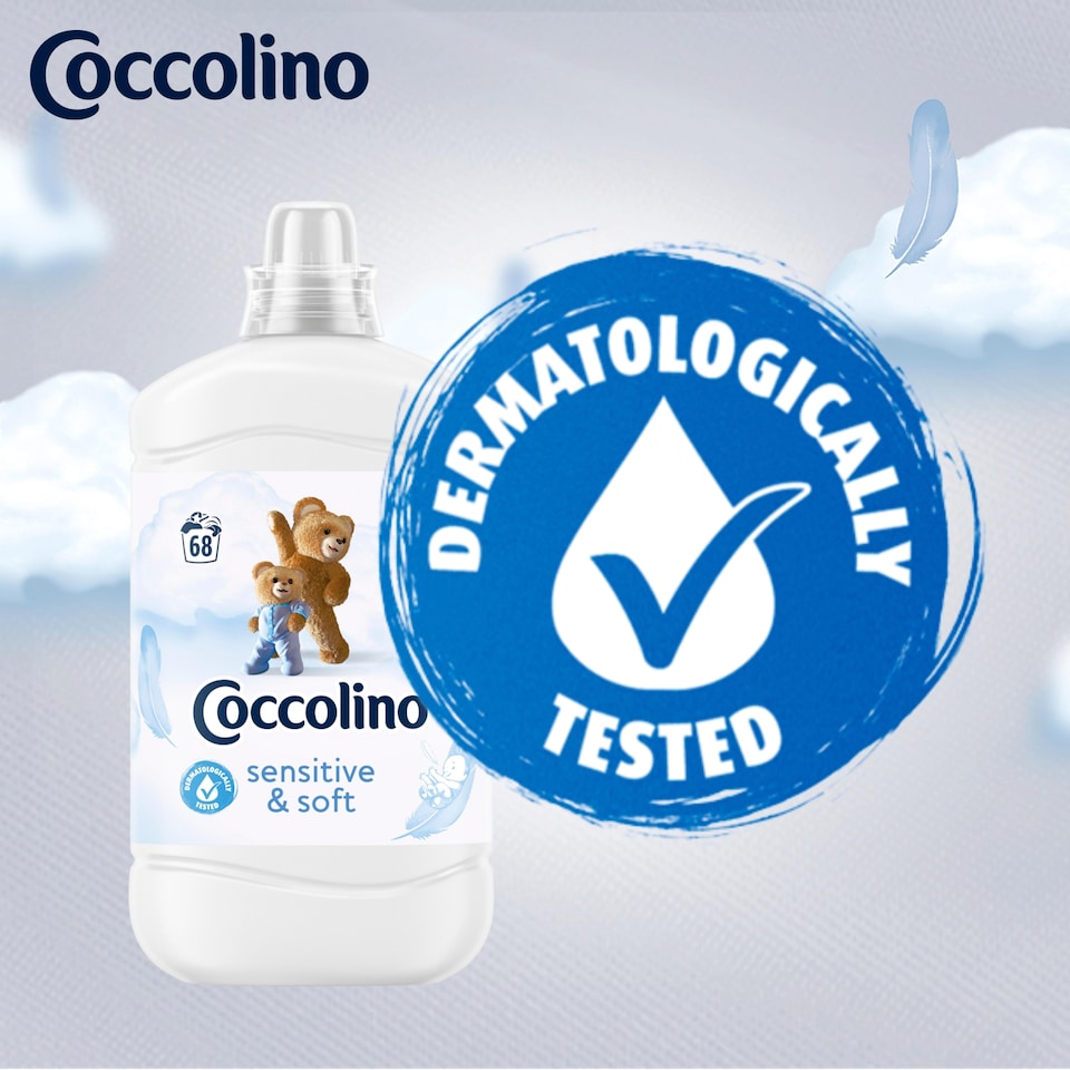 obrázok 1 z Coccolino aviváž White Sensitive 1,7 L 68 praní