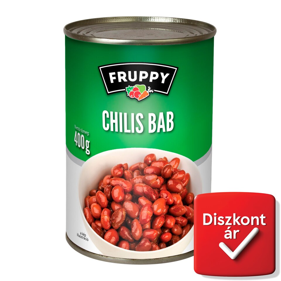 Canned chili beans