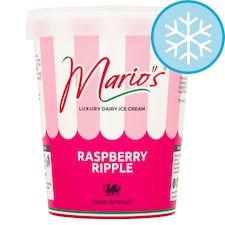 Mario's Raspberry Ripple Ice Cream 500 ml 